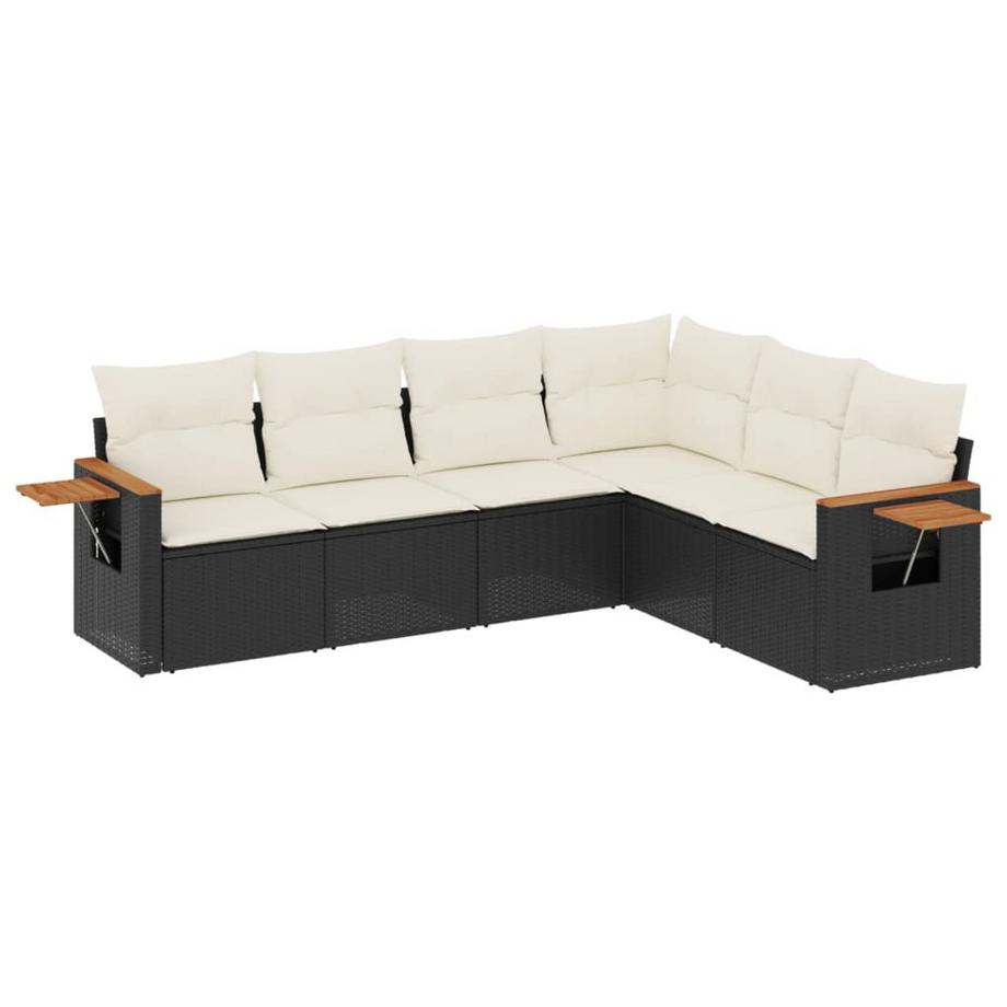 set divano da giardino Polirattan