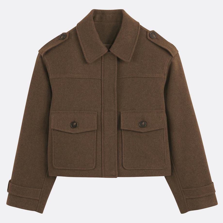 La Redoute Collections Giacca corta da motociclista con cerniera  