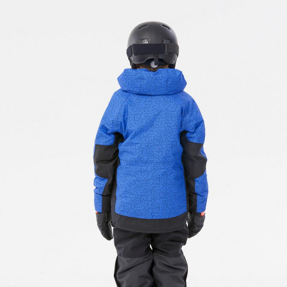 WEDZE  Giacca da snowboard bambino - SNB 500 grafica poliestere 