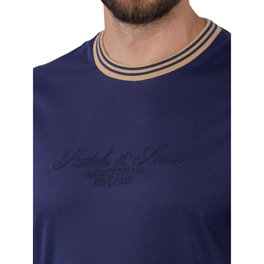 Scotch & Soda Chic Varsity T-Shirt Relaxed  