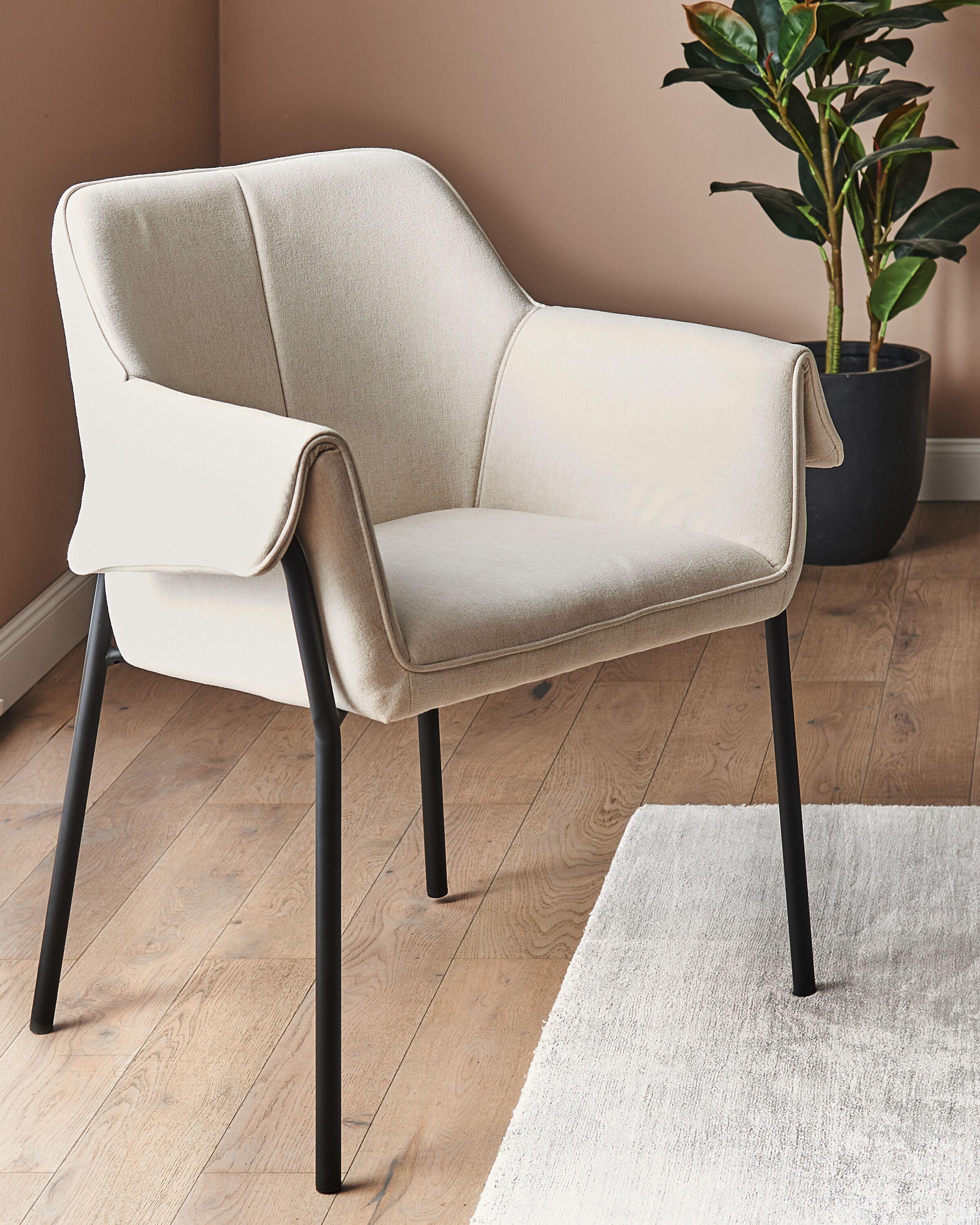 Beliani Fauteuil en Polyester Traditionnel ARLA  