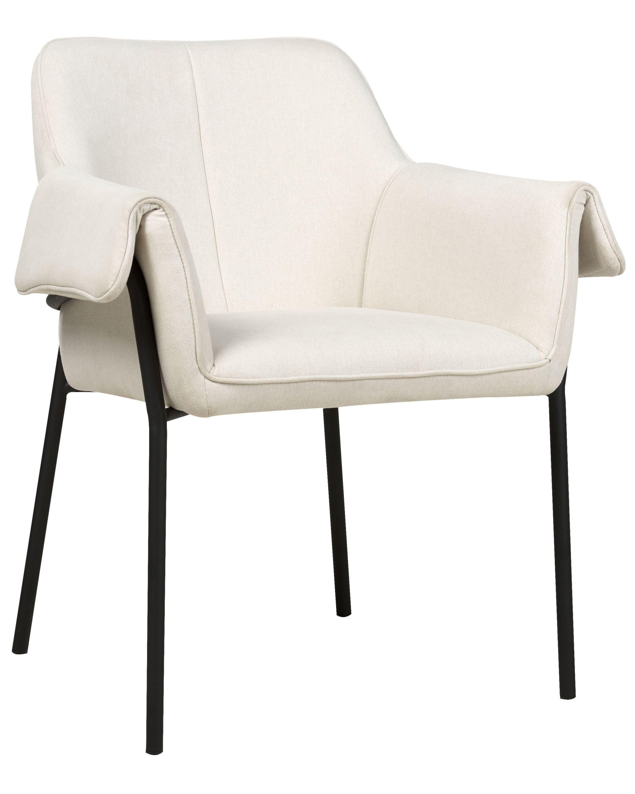 Beliani Fauteuil en Polyester Traditionnel ARLA  