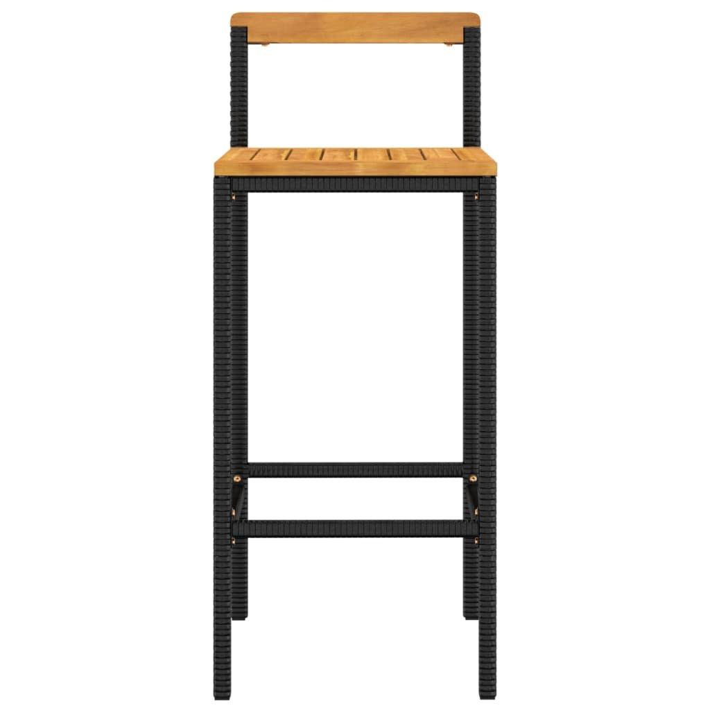 VidaXL Tabouret de bar rotin synthétique  