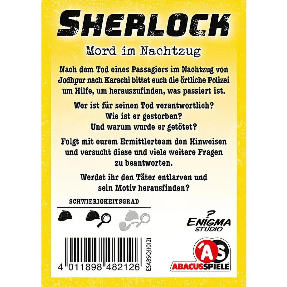 Abacus  Spiele Sherlock - Mord im Nachtzug 