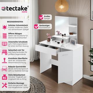 Tectake  Tavolino da trucco Zoe 