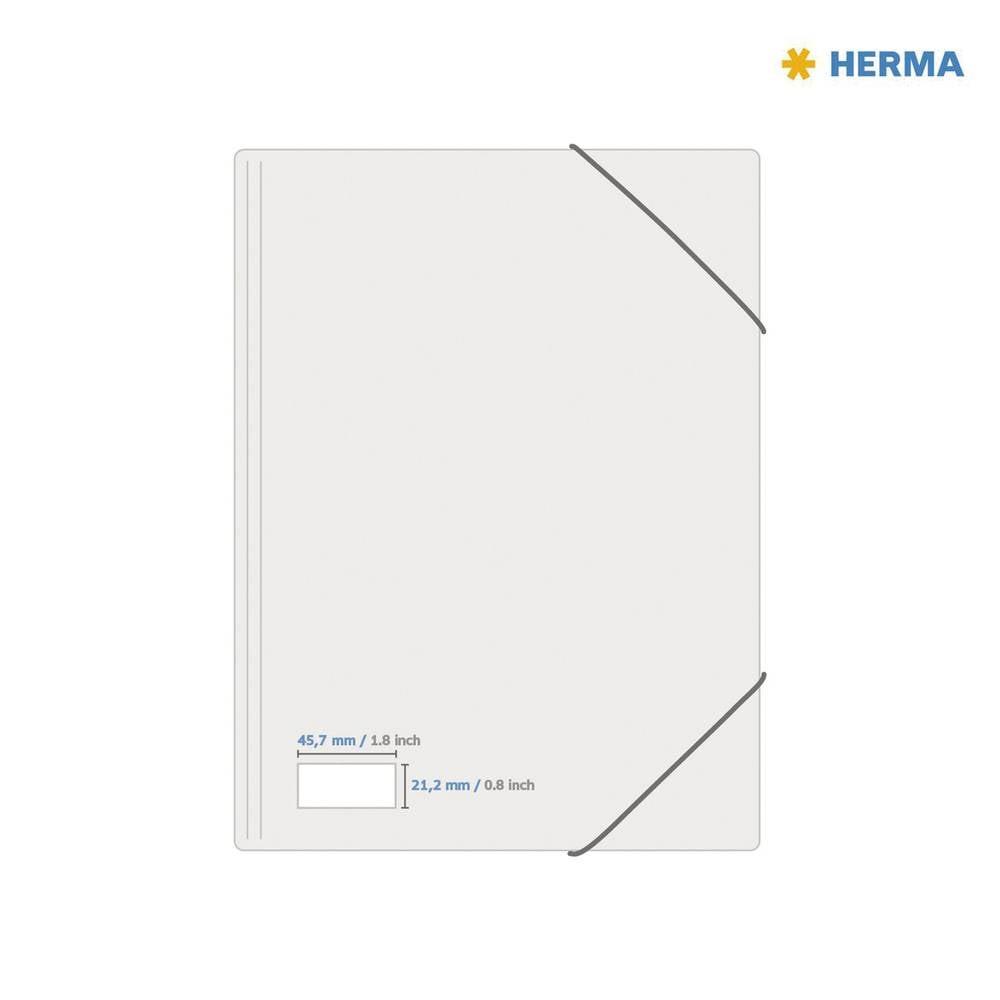 HERMA Étiquette textile soie 199.6x143.5mm 40 pièces/pack  