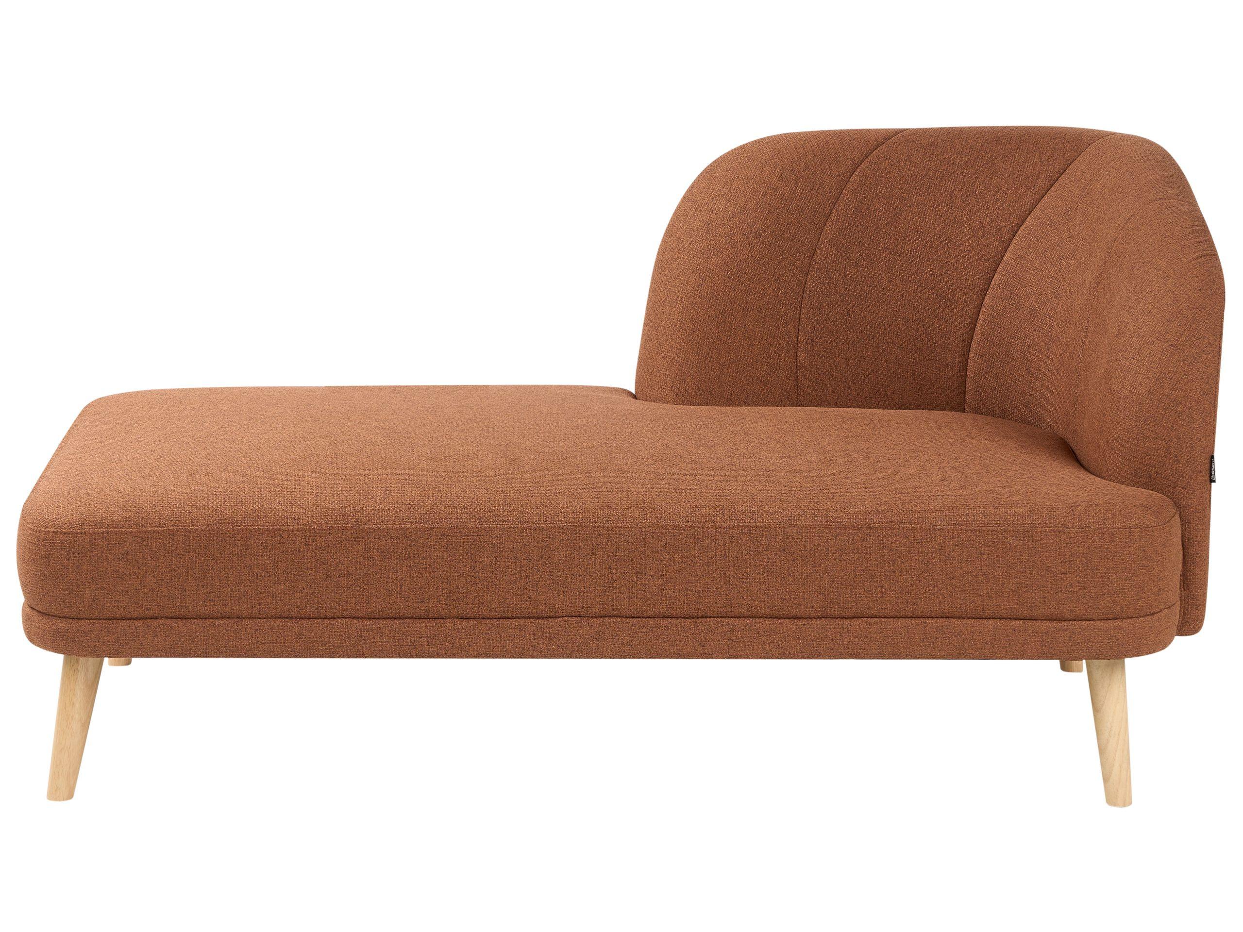 Beliani Chaise longue côté droit en Polyester Traditionnel TANLAY  