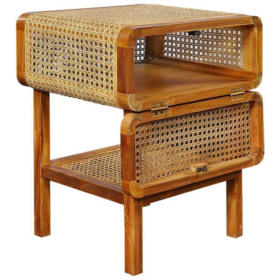 mutoni Table de nuit Tekka 48x45x60  