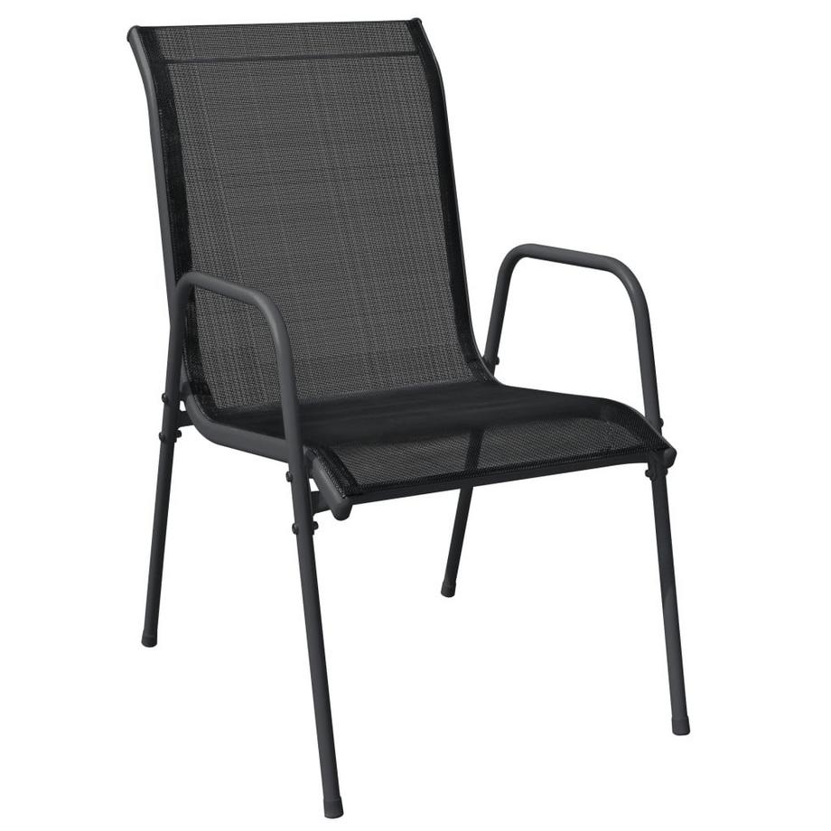 VidaXL set da pranzo da giardino Acciaio  