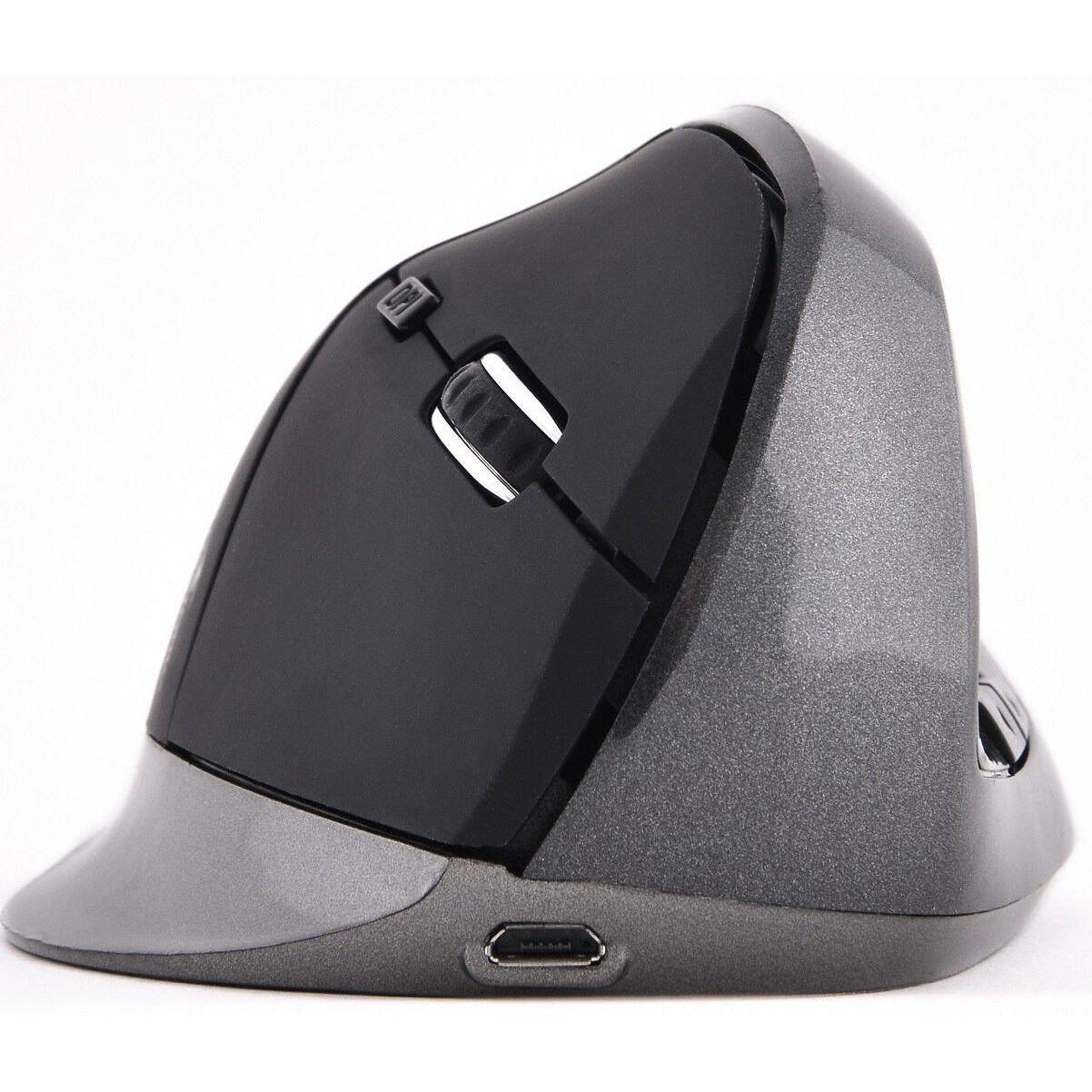 Bluestork  Mouse ergonomico senza fili con ricarica usb Bluestork M-WL-ERGO-BK 