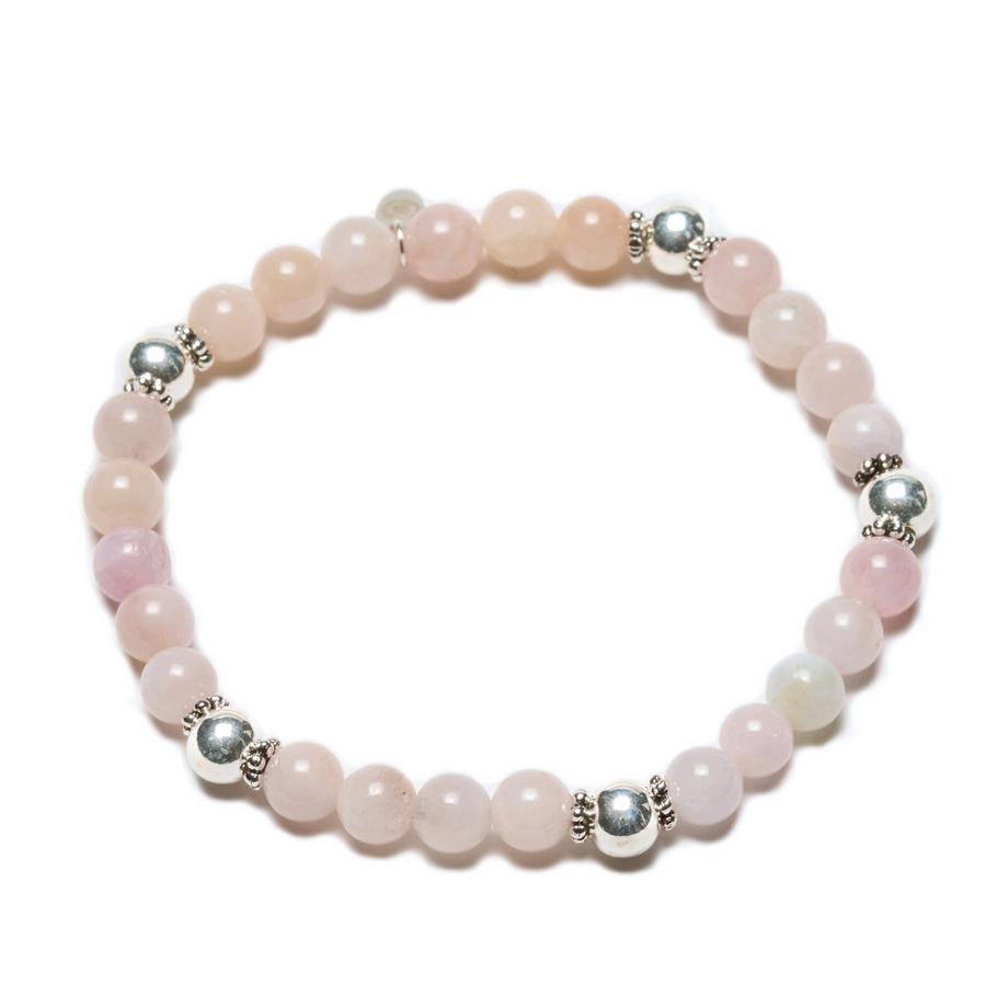 Balibay  Beliz  Armband mit Morganit Edelsteinen & Silber 