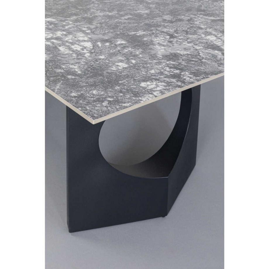 KARE Design Table Bilbao céramique noire 180x90  