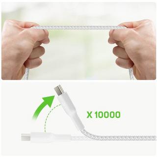 belkin  Cable USB-C en Nylon Belkin 1m Blanc 