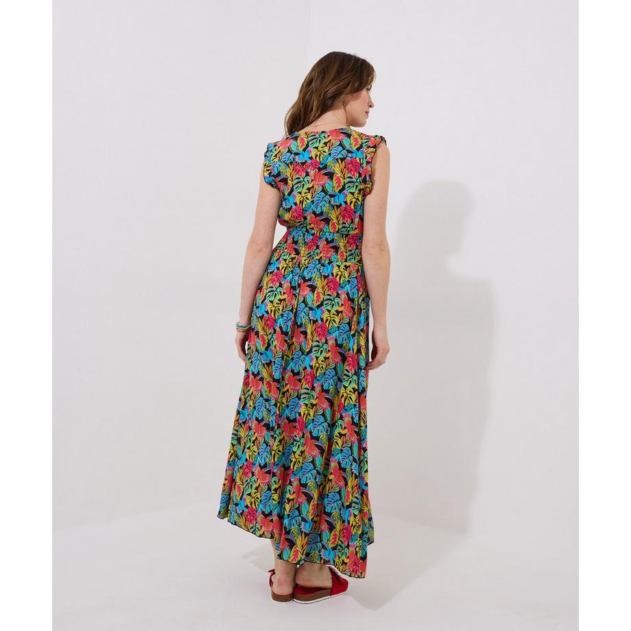 Joe Browns PETITE Robe Longue Imprimé Tropical Sans Manches  