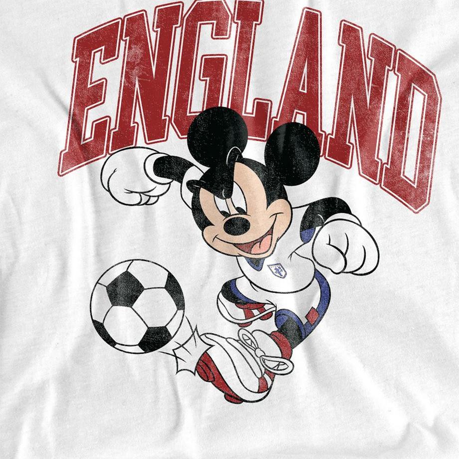 Disney  T-ShirtMotif Mickey Mouse Motiftyle Ballon De Foot England 