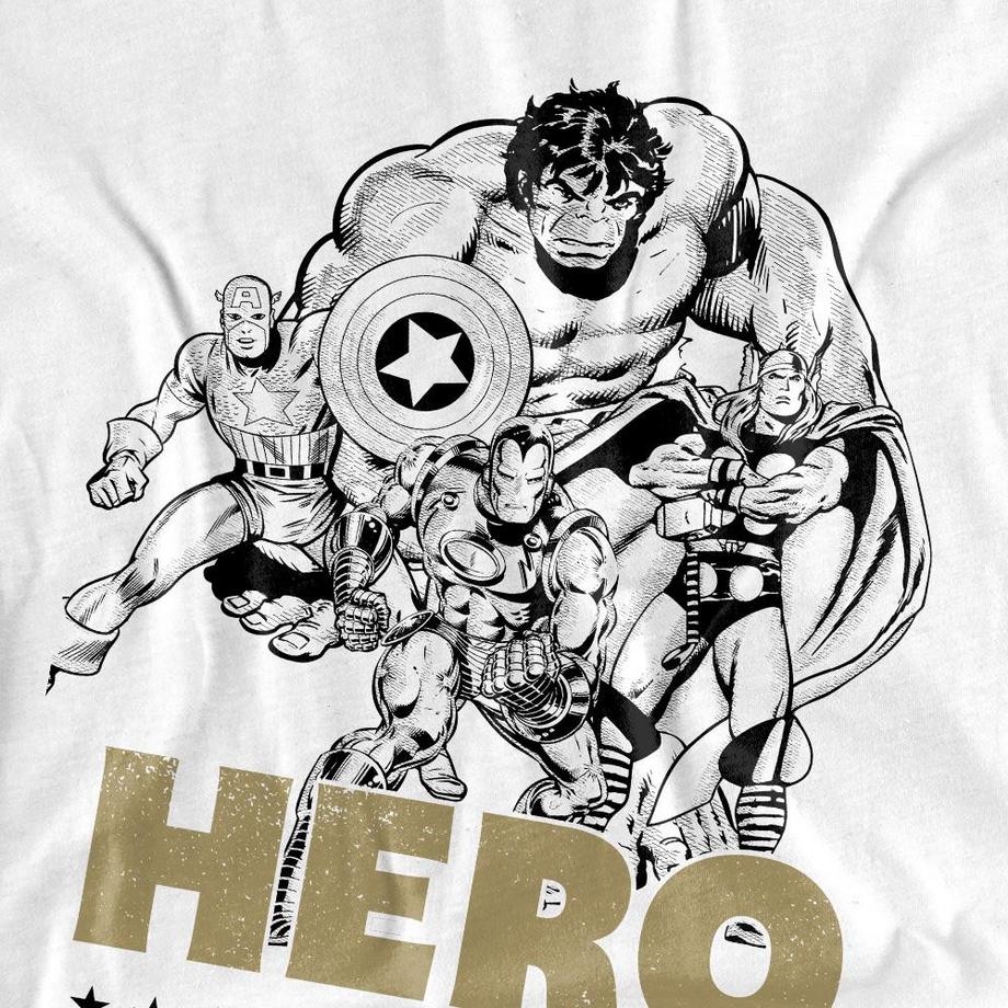 AVENGERS Hero Group Bedrucktes Langarm T-Shirt  