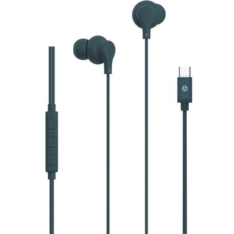 Celly  Kopfhörer In-Ear Kabel USB-C UP1600 Blau-Grün 