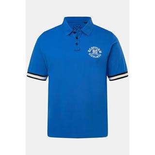 JP1880  Polo en maille piquée. Manches courtes et rayures -jusqu'à 8XL 