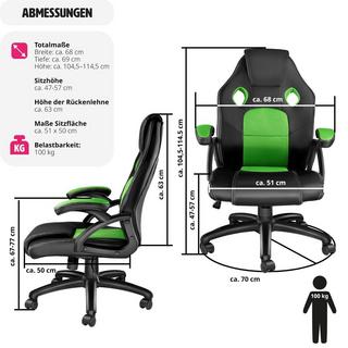 Tectake Bürostuhl Mike  