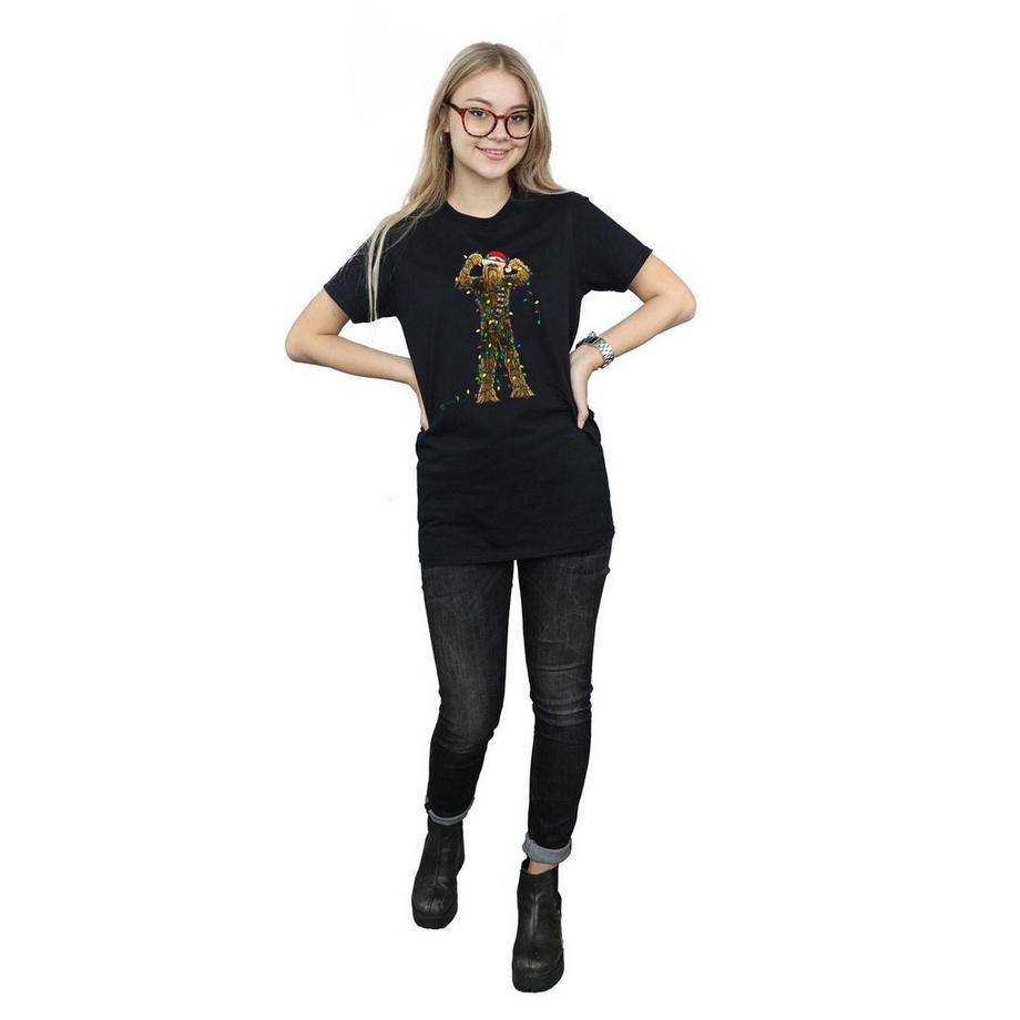 STAR WARS Star Wars Christmas Chewbacca Lights T-Shirt  