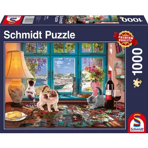 Schmidt Office of a Puzzler, 1000 pièces - Casse-tête - 12 ans et plus