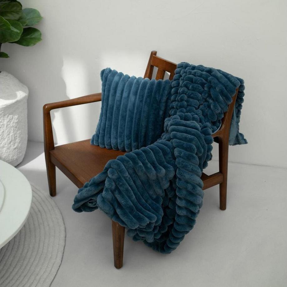 Tiseco Coperta Bubble Rabbit Stripe  