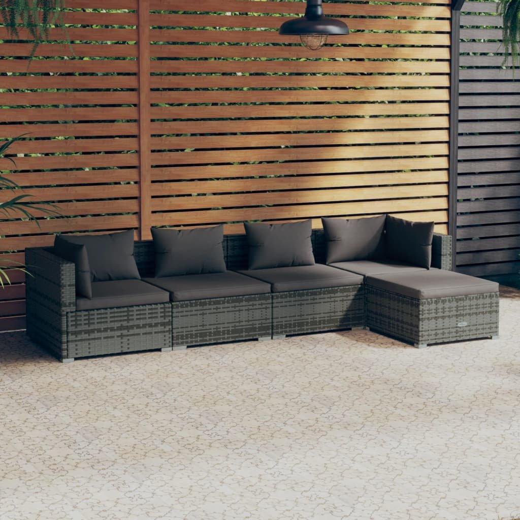 VidaXL Garten-lounge-set poly-rattan  