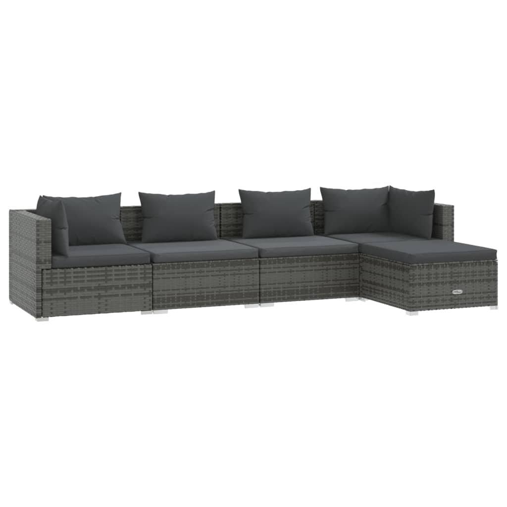 VidaXL Garten-lounge-set poly-rattan  