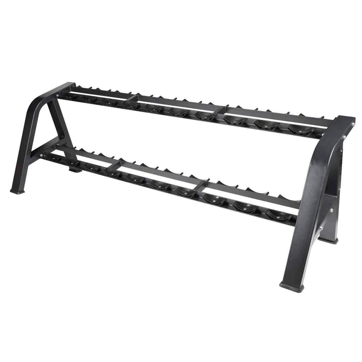 Rack de rangement support en acier pour 12 paires d'haltères, GladiatorFit