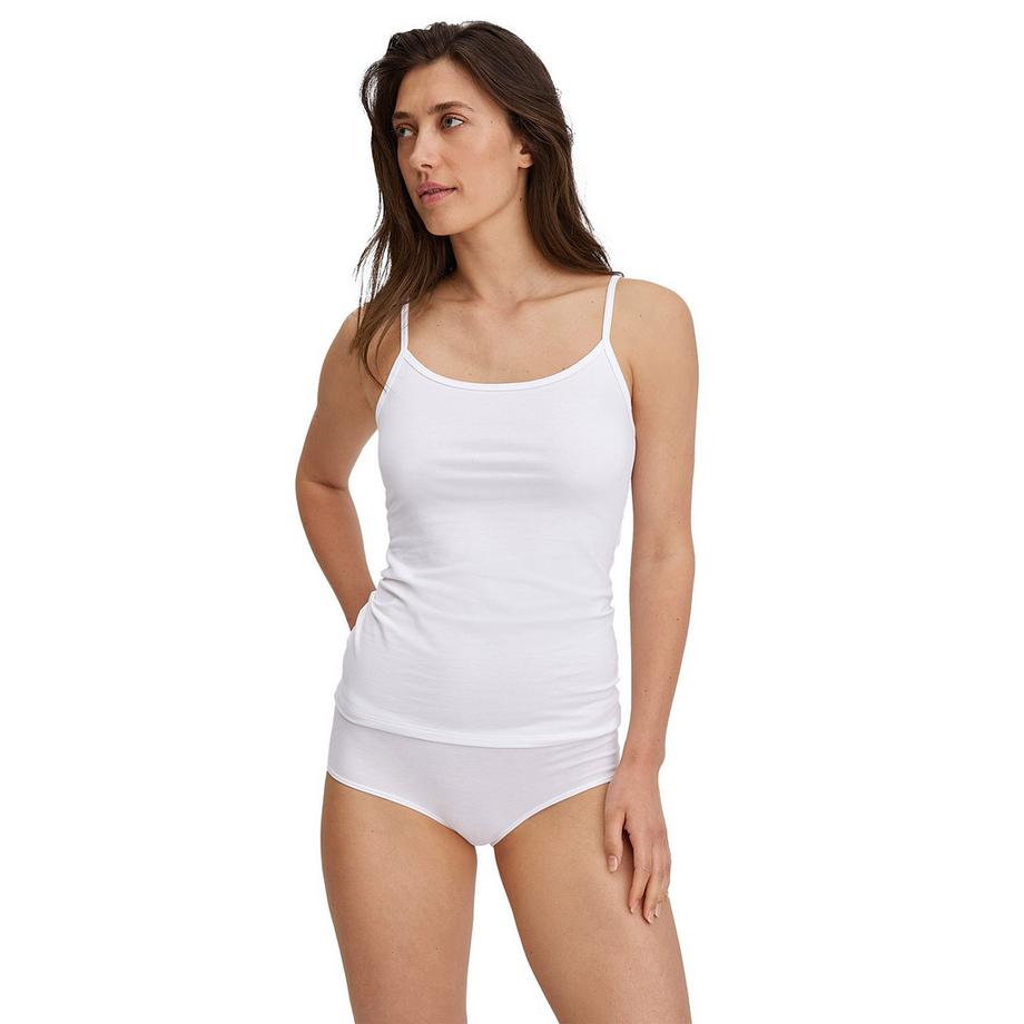 CALIDA Essential Cotton Stretch Spaghetti Top 2er Pack  