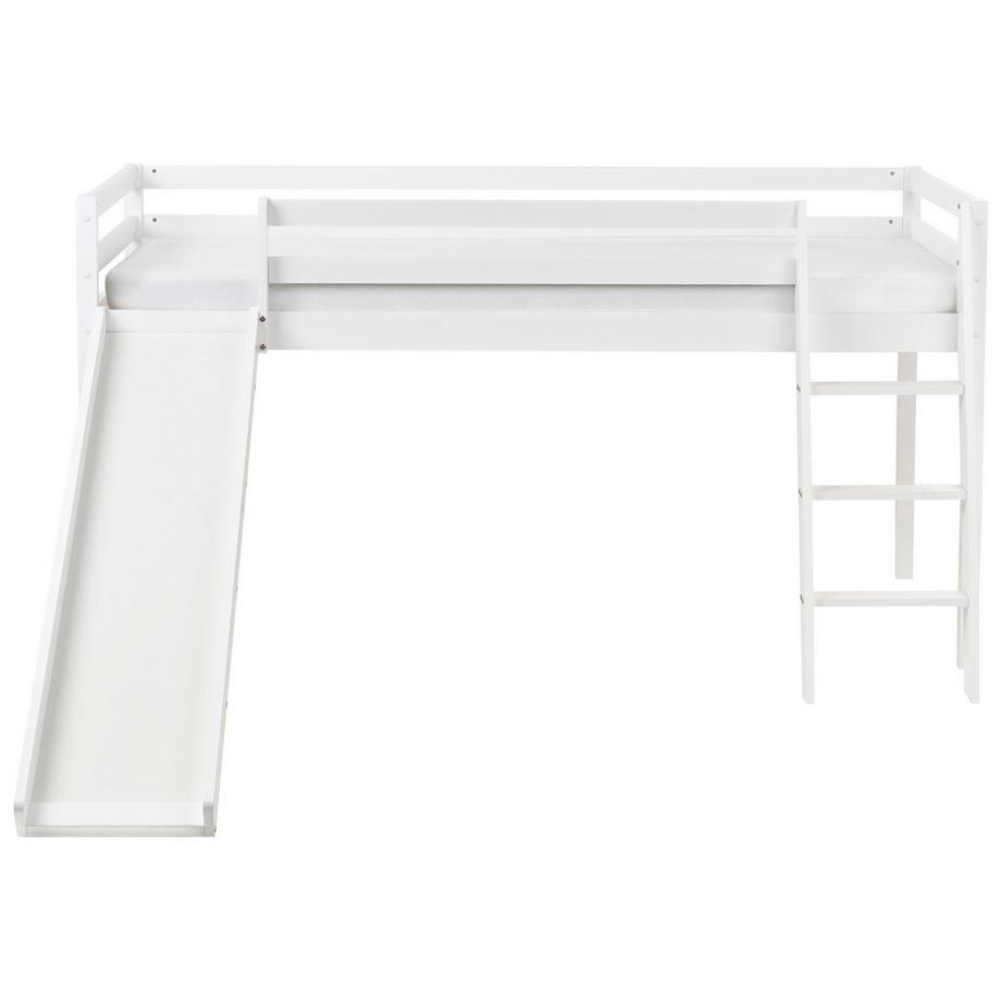 Beliani Lit à mit-hauteur en Bois de pin  STAPLE  