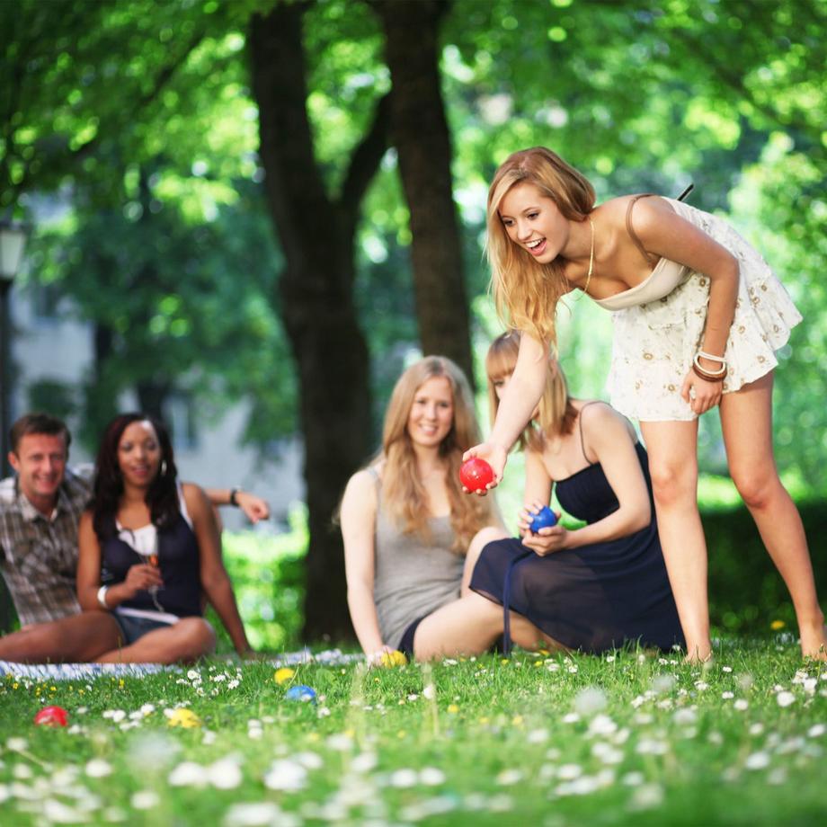 B2X  Boccia-Spiel mit 6 Kugeln 