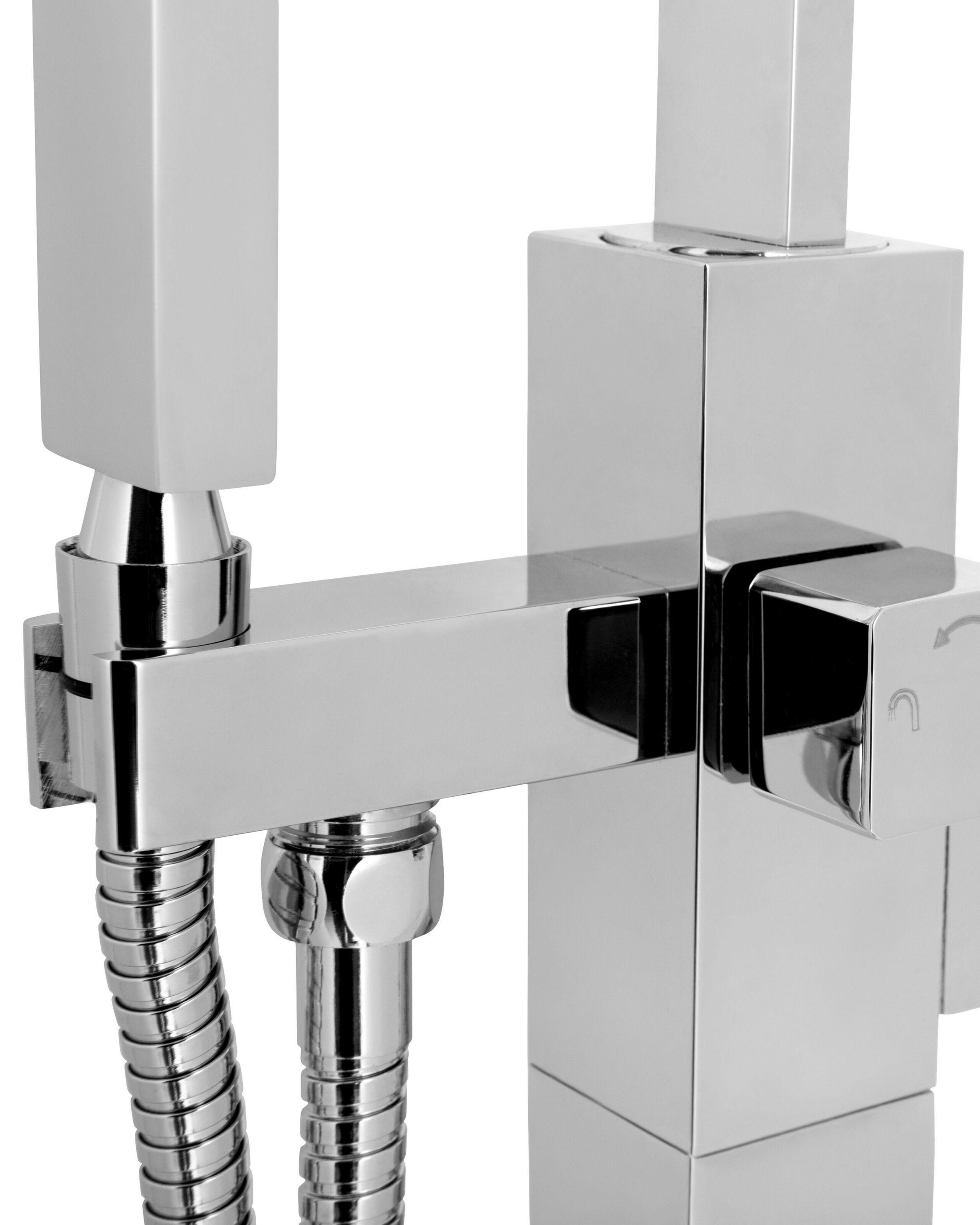 Beliani Robinet de baignoire autoportante en Laiton Moderne RIBBON  