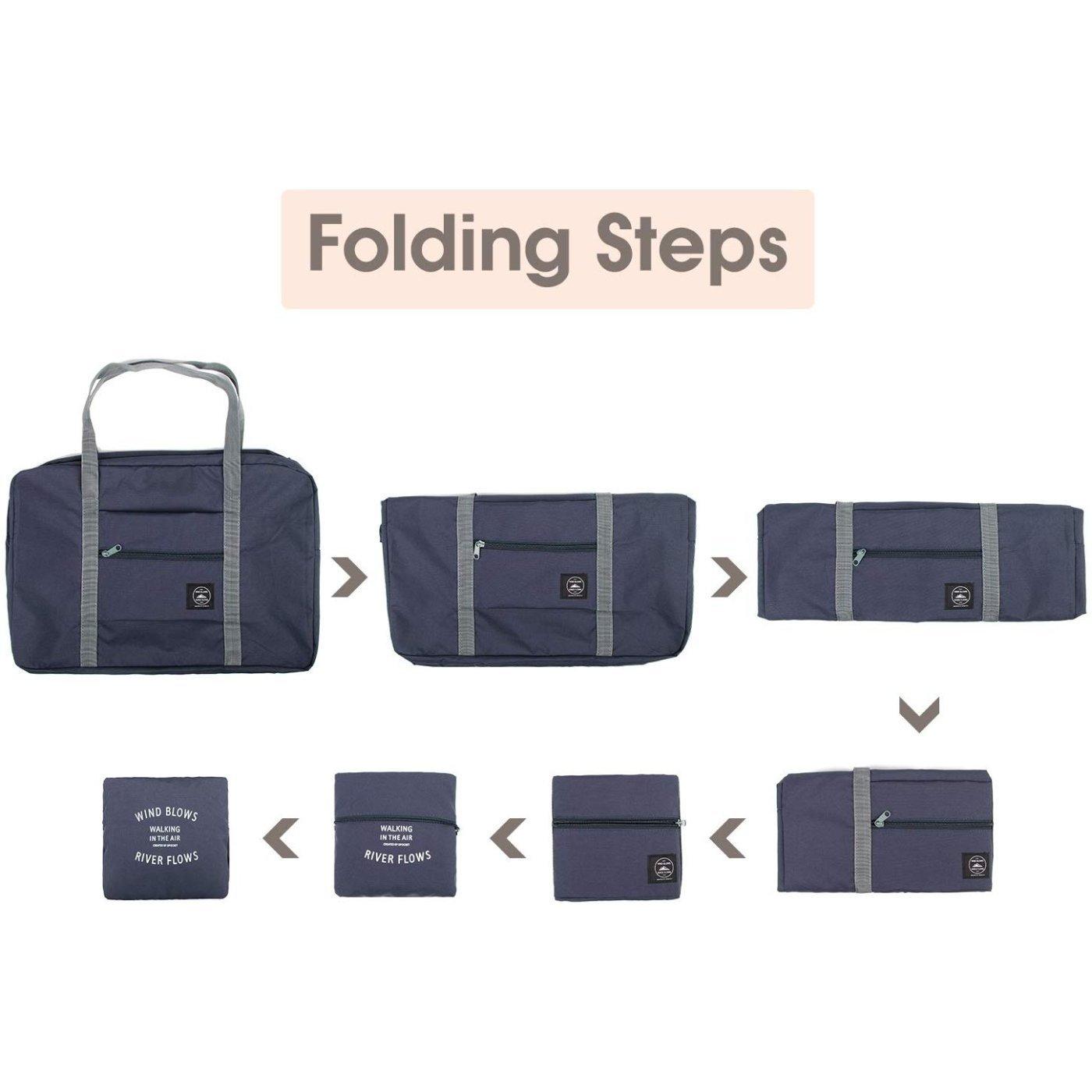 eStore Faltbare Tasche Dunkelblau  