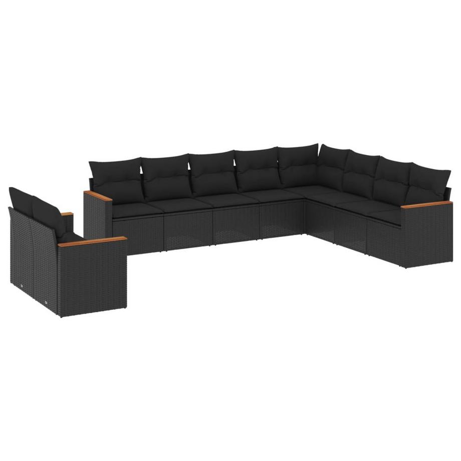set divano da giardino Polirattan