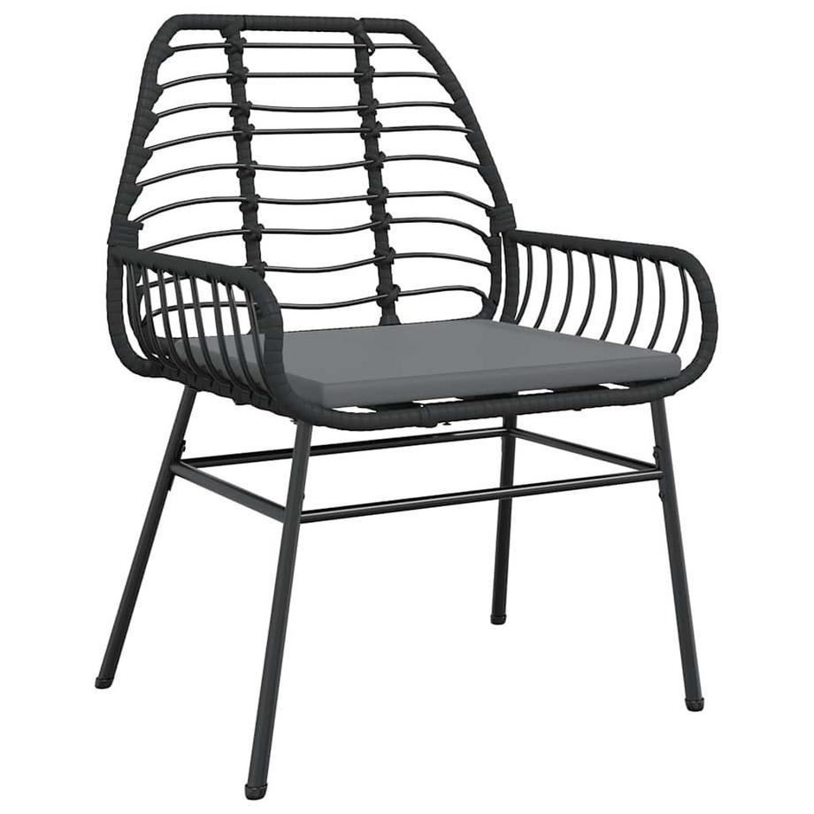 VidaXL Ensemble de salle à manger de jardin rotin synthétique  