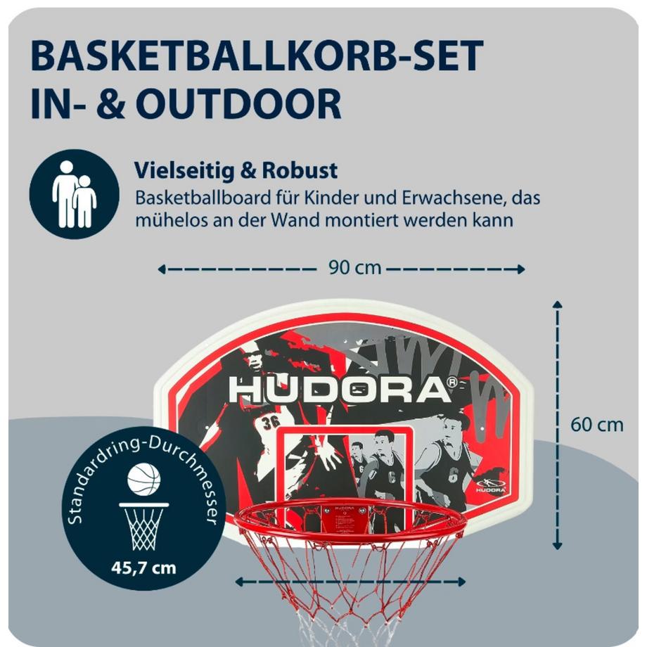 HUDORA  Basketballkorb-Set 