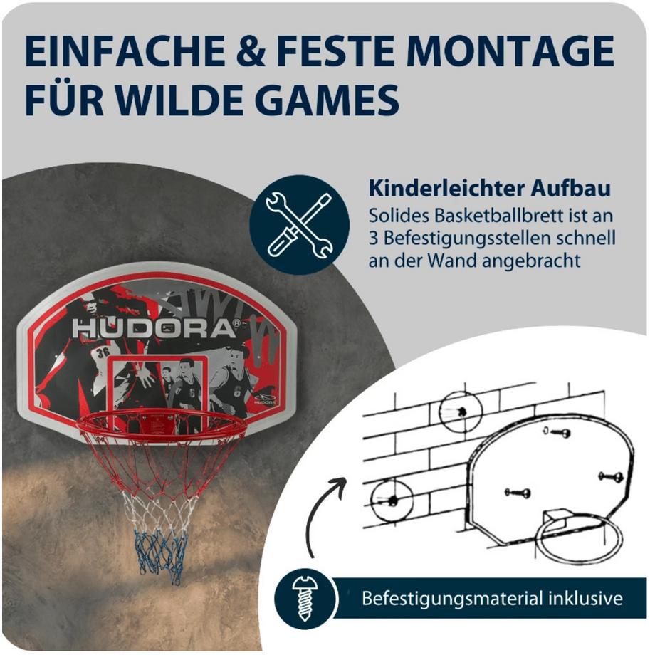 HUDORA  Basketballkorb-Set 