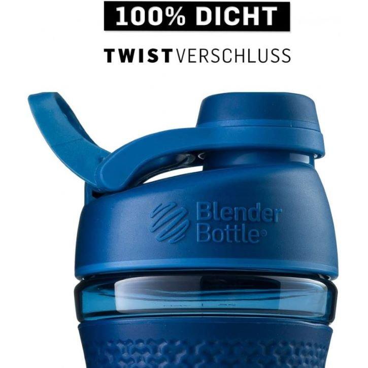 Blender Bottle  20oz / 590ml BlenderBottle SportMixer Twist, Navy 