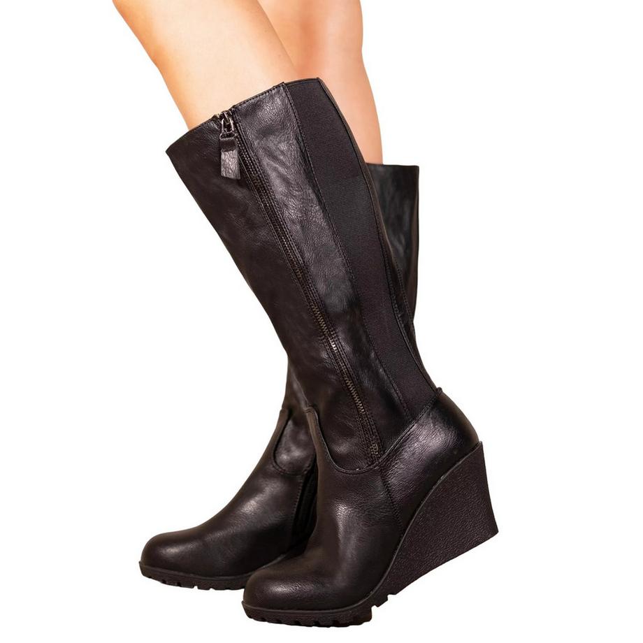 Where's That From Bottines Mimollets Lara à Talon Compensé  