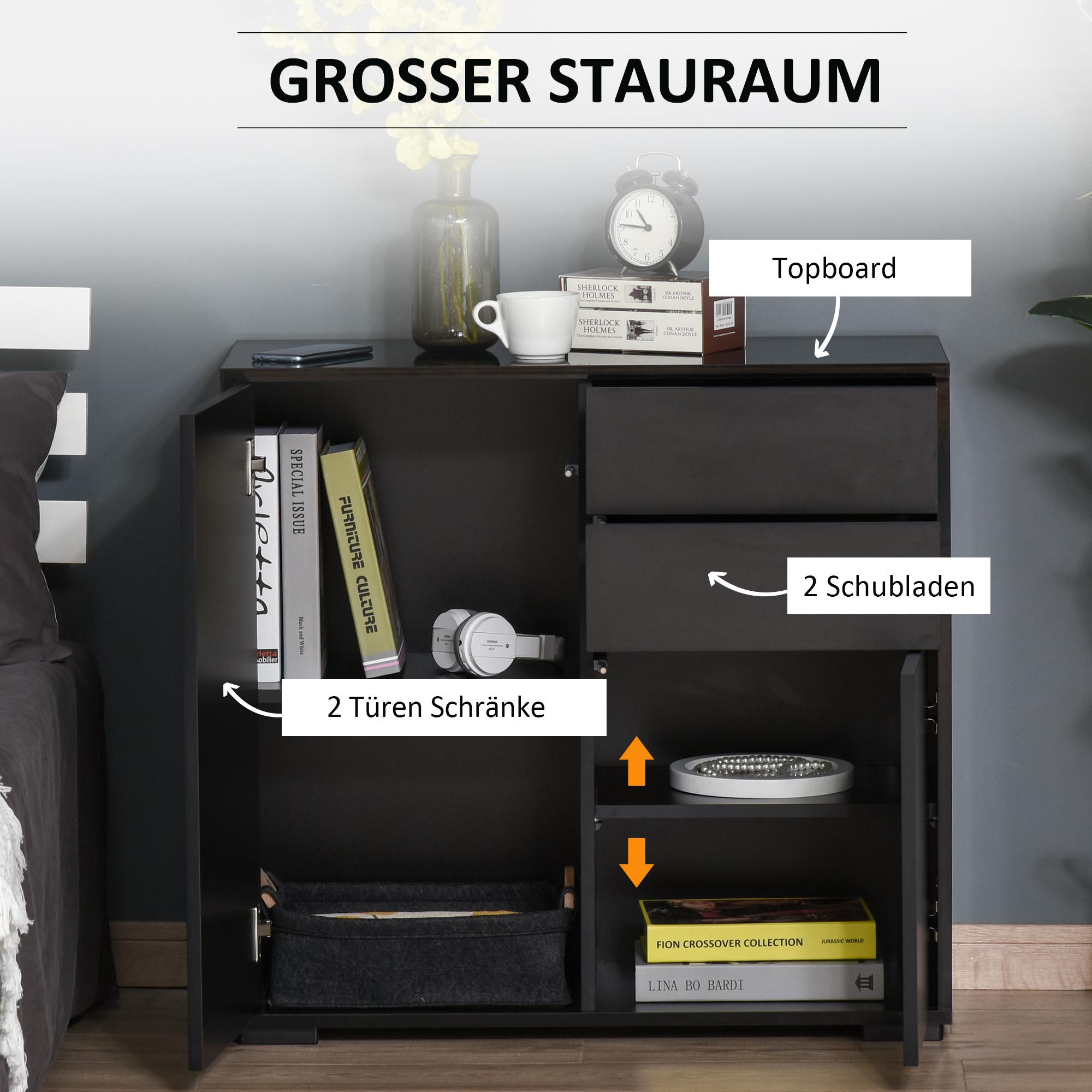 HOMCOM Cabinet de stockage  