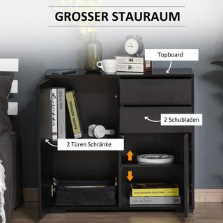 HOMCOM Cabinet de stockage  