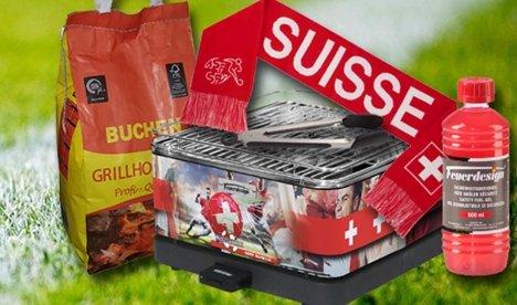 Feuerdesign  Teide - Holzkohlegrill, Limited Edition, EM-Aktion gratis Fanschal 