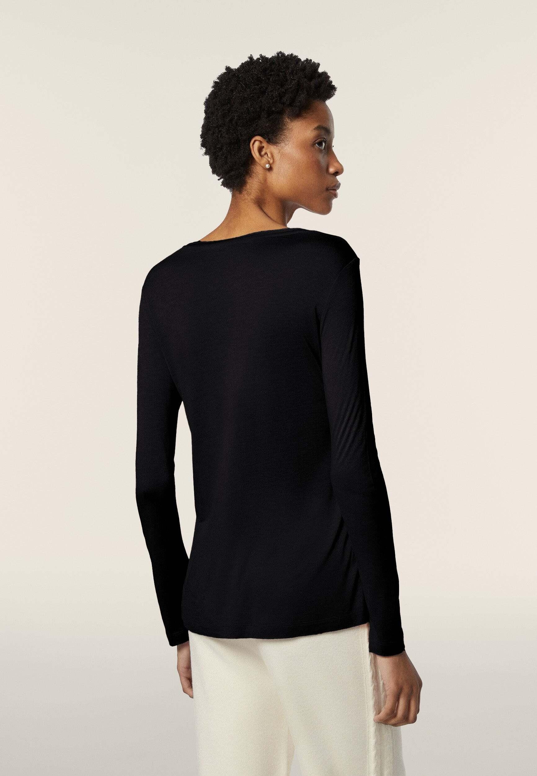 FREDDY Langarm T-Shirt mit Animal Print  