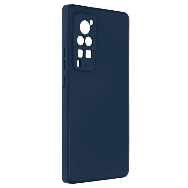 Avizar  Cover Vivo X60 Pro Silicone Blu Notte 