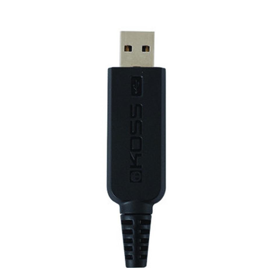 KOSS  KOSS Casque CS100 Supra-Auriculaire USB Or/Noir 