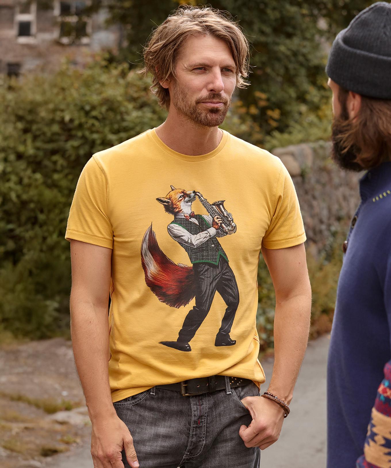 Joe Browns T-Shirt Fuchsmotiv  