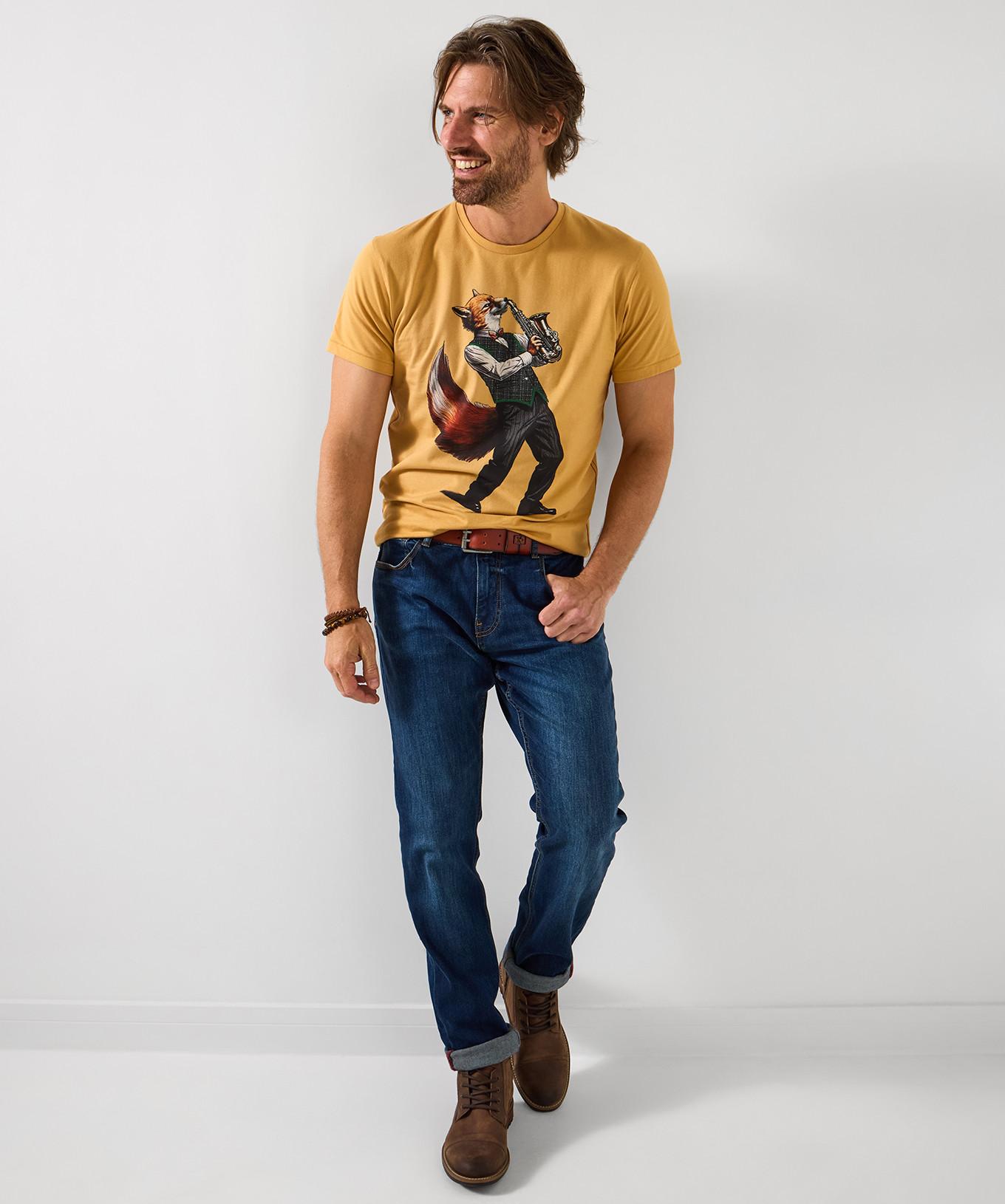 Joe Browns T-Shirt Fuchsmotiv  