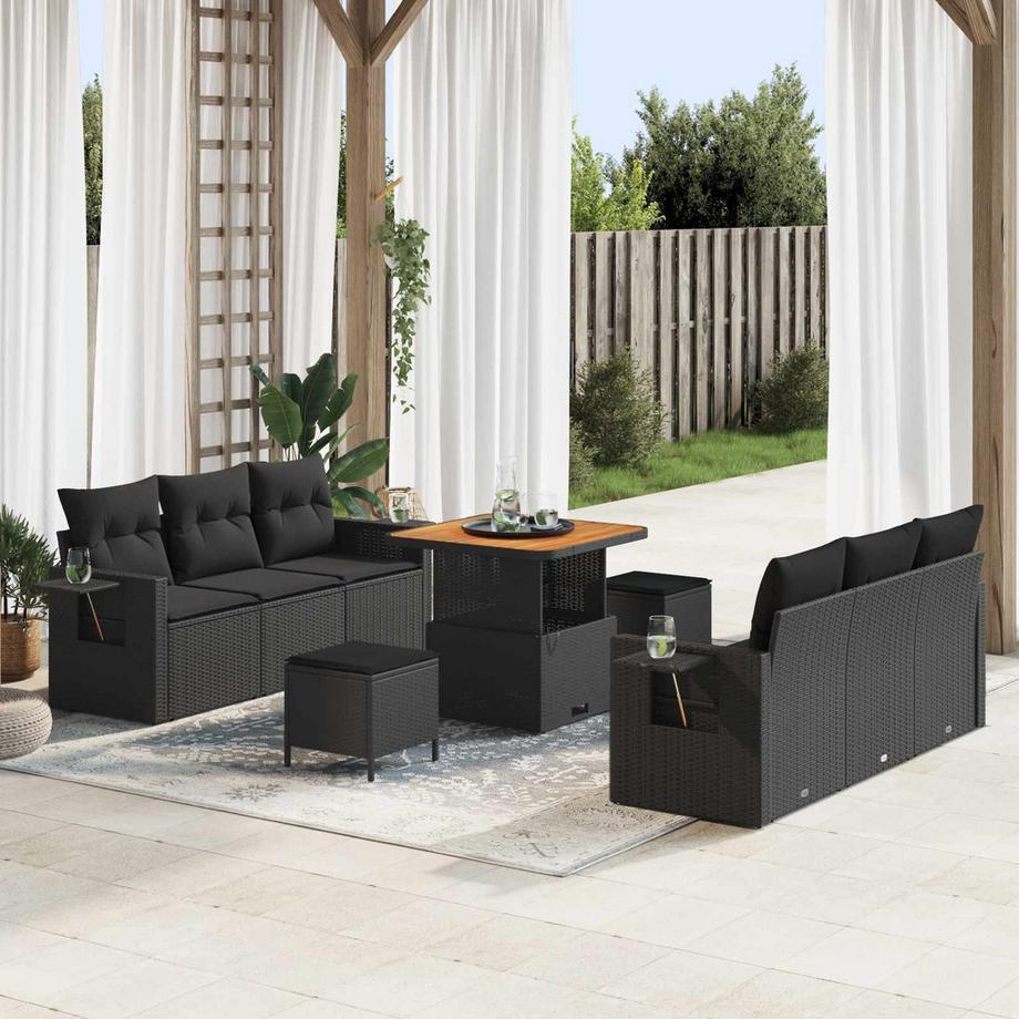 VidaXL Mobili per Patio Polyrattan  