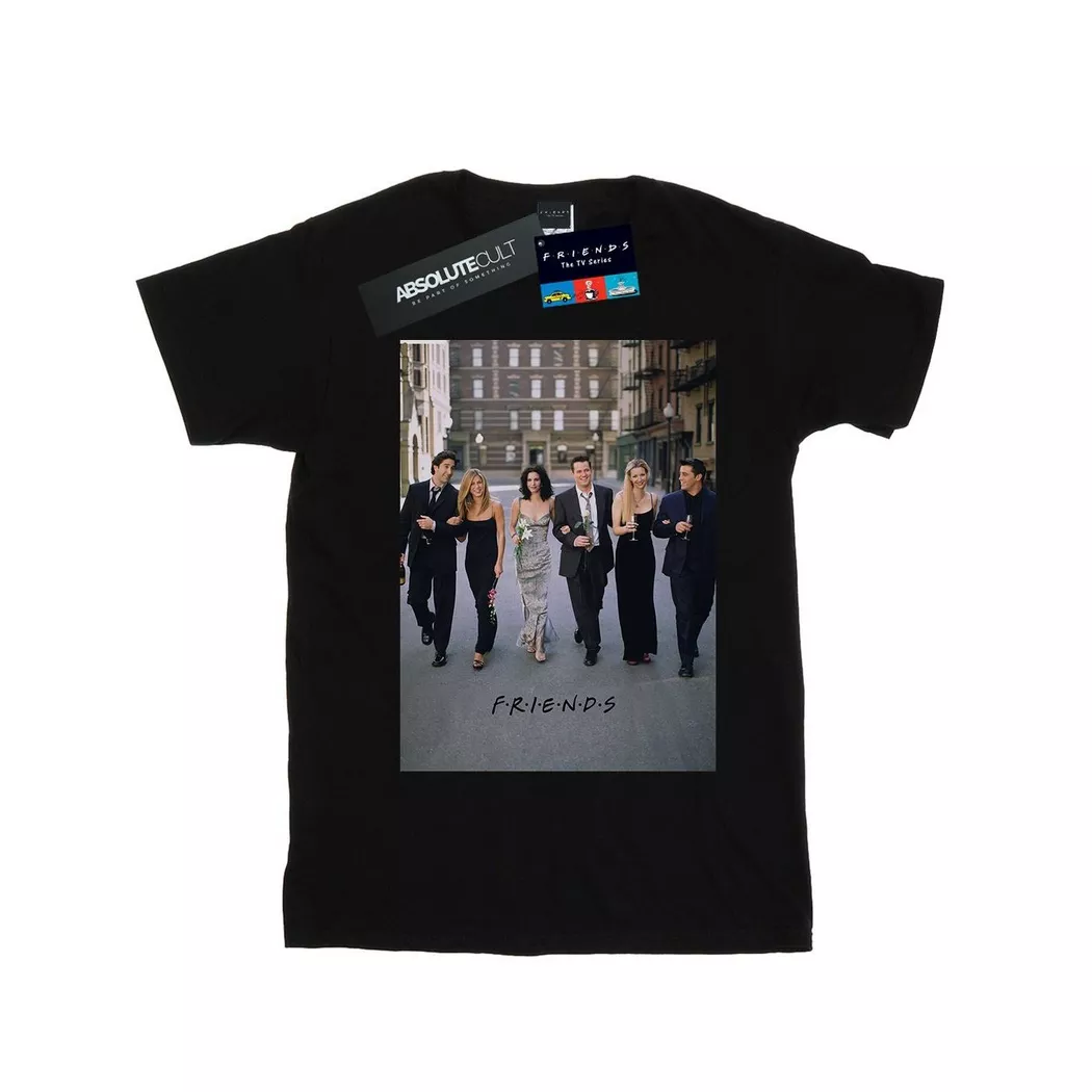 Friends - TShirt, für Damen, Schwarz, Größe S